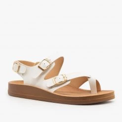 Forever Criss Cross Toe Hold Sandals Newest Arrivals