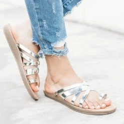 Forever Criss Cross Toe Hold Slip-On Sandals Newest Arrivals 33 Forever Criss Cross Toe Hold Slip-On Sandals Newest Arrivals