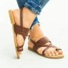 Fashion Focus Criss Cross Toe Loop Sandals
