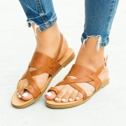 Fashion Focus Criss Cross Toe Loop Sandals 11 Fashion Focus Criss Cross Toe Loop Sandals