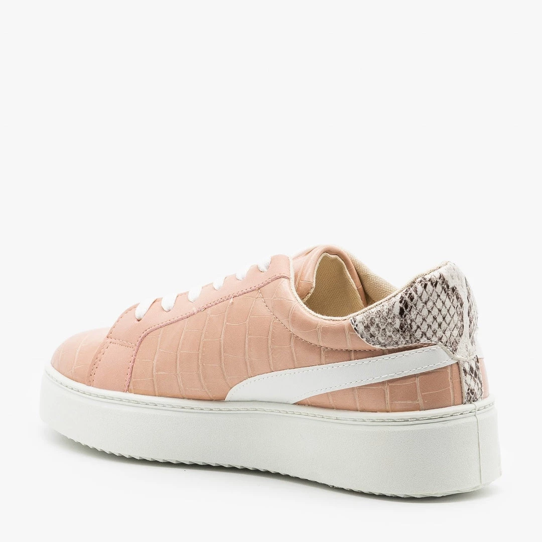 Qupid Shoes Crocodile Snake Fashion Sneakers Newest Arrivals 2 Qupid Shoes Crocodile Snake Fashion Sneakers Newest Arrivals