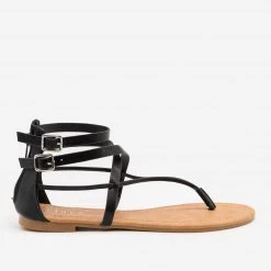 Tiara Shoes Cross Body Thong Strap Sandals