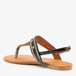 Soho Girls Newest Arrivals Crystal Studded Sandals 8 Soho Girls Newest Arrivals Crystal Studded Sandals