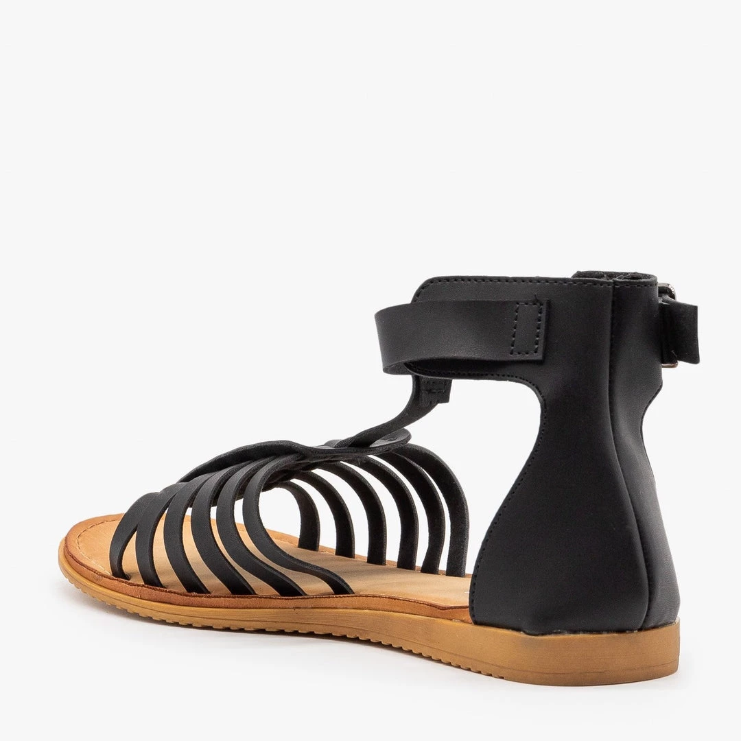 Forever Cuffed Ankle Woven Sandals Newest Arrivals 11 Forever Cuffed Ankle Woven Sandals Newest Arrivals