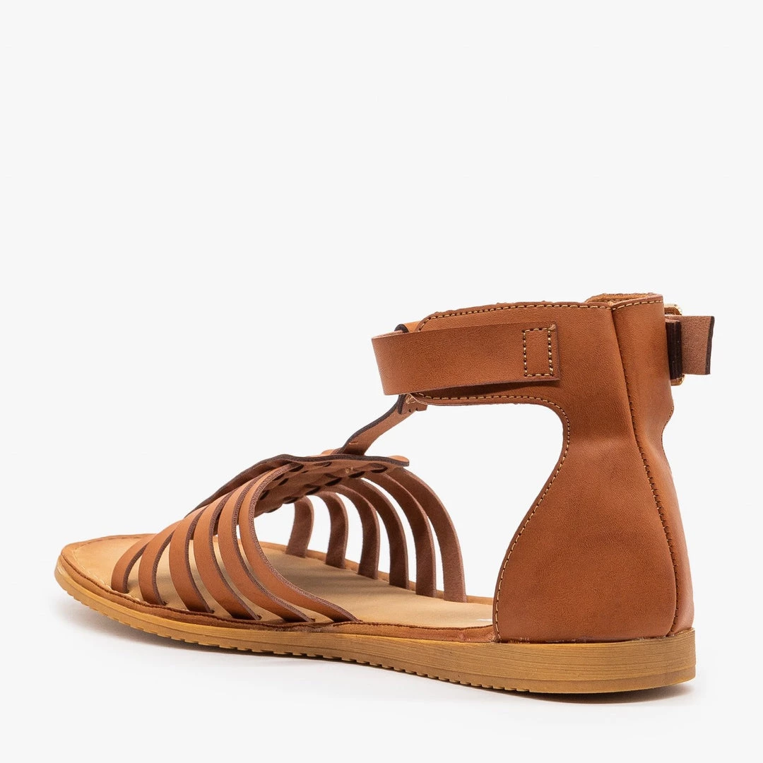 Forever Cuffed Ankle Woven Sandals Newest Arrivals 7 Forever Cuffed Ankle Woven Sandals Newest Arrivals