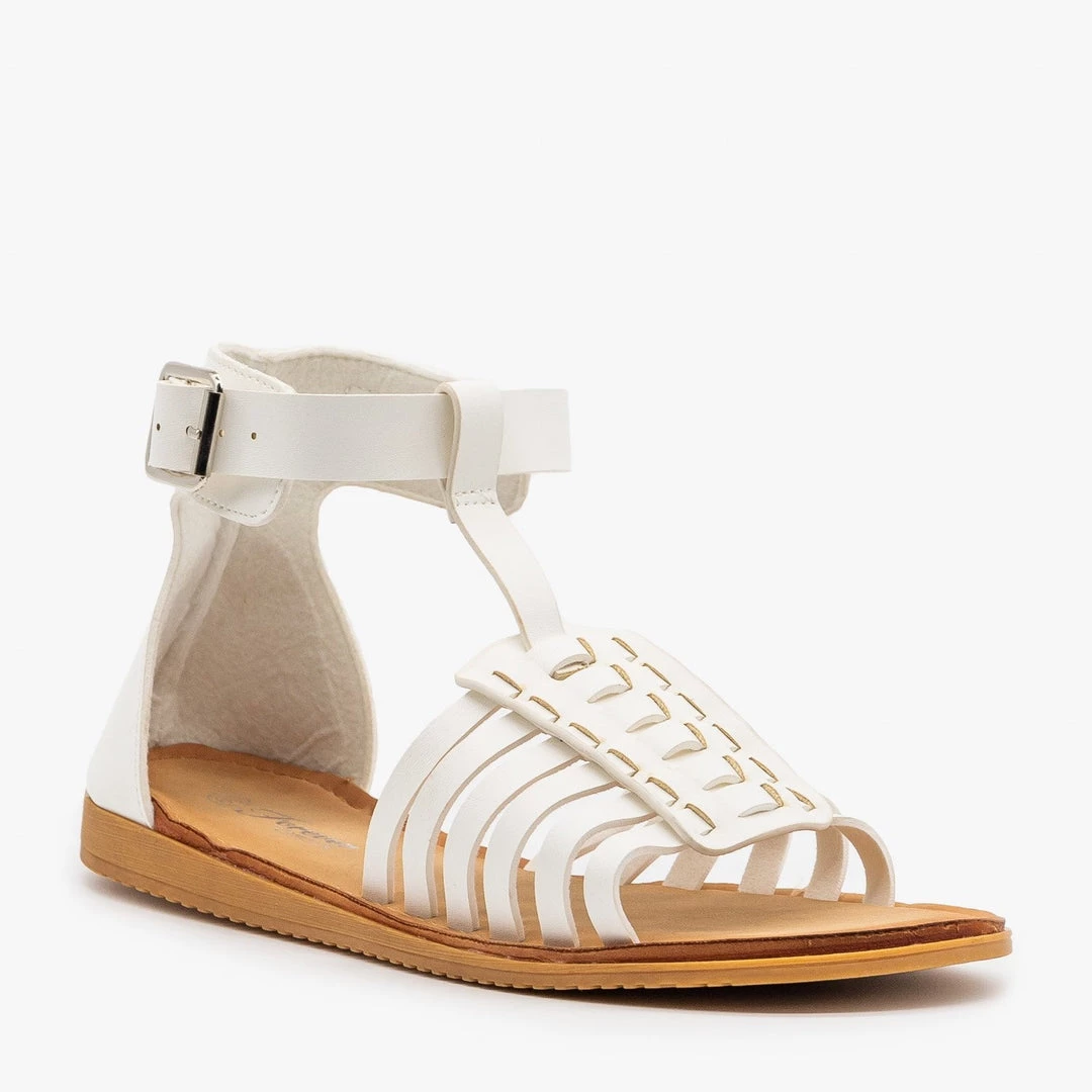 Forever Cuffed Ankle Woven Sandals Newest Arrivals 14 Forever Cuffed Ankle Woven Sandals Newest Arrivals