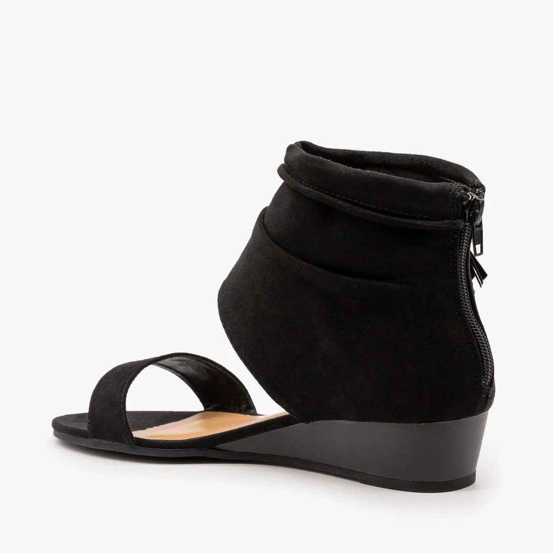 Bamboo Shoes Cuffed Side Tassel Sandals 6 Bamboo Shoes Cuffed Side Tassel Sandals