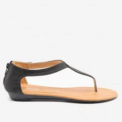 Refresh Curvy Strap Thong Sandals