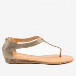 Refresh Curvy Strap Thong Sandals