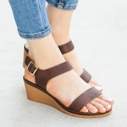 Fashion Focus Cushioned Insole Sandal Wedges Newest Arrivals