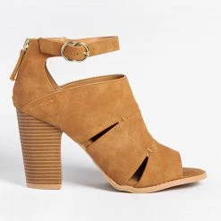 Qupid Shoes Cut-Out Fashionista Booties