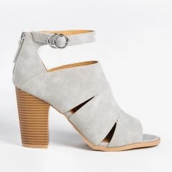 Qupid Shoes Cut-Out Fashionista Booties