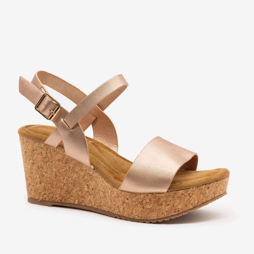 Anna Shoes Cute Cork Summer Wedges 2 Anna Shoes Cute Cork Summer Wedges