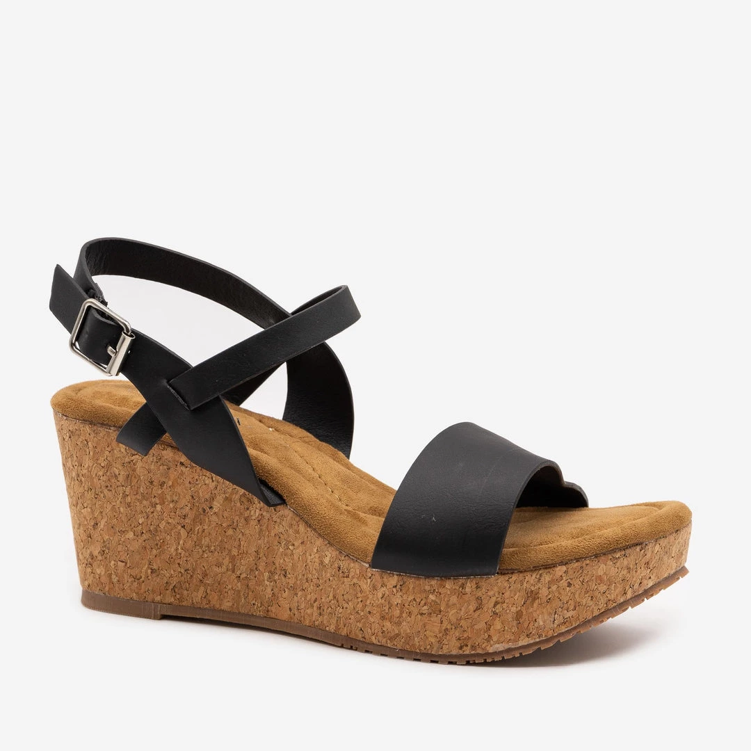 Anna Shoes Cute Cork Summer Wedges 4 Anna Shoes Cute Cork Summer Wedges