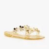 Bamboo Shoes Cute Flower Jelly Slides