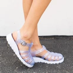 Bamboo Shoes Cute Girl Jelly Cage Sandal