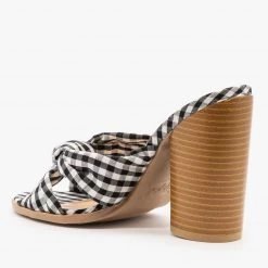 Qupid Shoes Cute Knotted High Heels