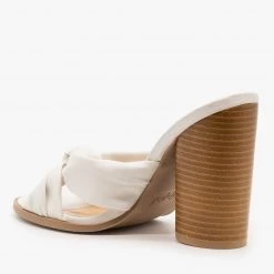 Qupid Shoes Cute Knotted High Heels