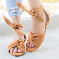 Bella Marie Cute Playful Knotted Sandals Newest Arrivals