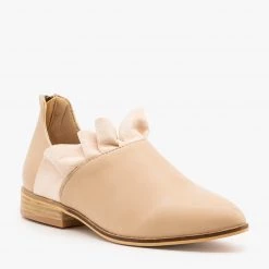 CCOCCI Cute Ruffled Bootie Flats