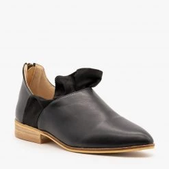 CCOCCI Cute Ruffled Bootie Flats