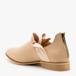 CCOCCI Cute Ruffled Bootie Flats