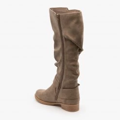 Soda Shoes Newest Arrivals Cute Slouchy Buckle Boots FINAL SALE