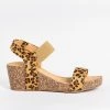 Bella Marie Cute Trendy Cork Wedges