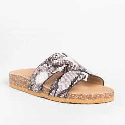 Soho Girls Cutout Comfy Cork Slides Newest Arrivals