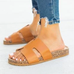 Soho Girls Cutout Comfy Cork Slides Newest Arrivals 17 Soho Girls Cutout Comfy Cork Slides Newest Arrivals
