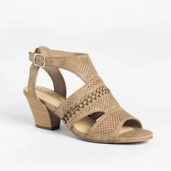 City Classified Shoes Cutout Open-Toed Fashion Heels