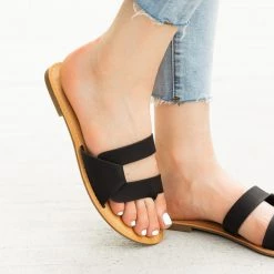 Soda Shoes Newest Arrivals Cutout Slip-On Fashion Sandals