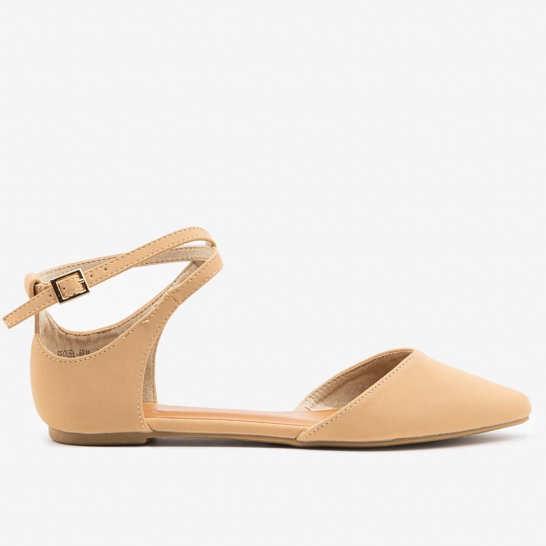 Bamboo Shoes Newest Arrivals Dainty Criss Cross Ankle Strap Flats 1 Bamboo Shoes Newest Arrivals Dainty Criss Cross Ankle Strap Flats