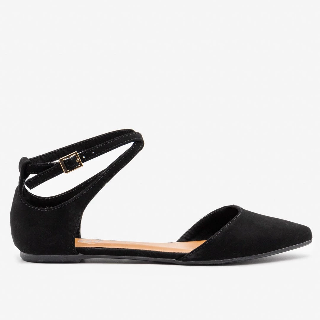 Bamboo Shoes Newest Arrivals Dainty Criss Cross Ankle Strap Flats 2 Bamboo Shoes Newest Arrivals Dainty Criss Cross Ankle Strap Flats