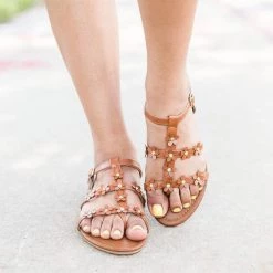 Bamboo Daisy Dream Floral Sandals Newest Arrivals