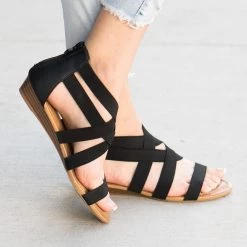 Forever Danielle Elastic Strapped Sandals