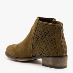 Bamboo Shoes Darling Laser Cut Booties