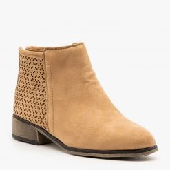 Bamboo Shoes Darling Laser Cut Booties