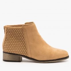 Bamboo Shoes Darling Laser Cut Booties