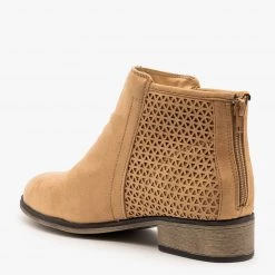 Bamboo Shoes Darling Laser Cut Booties