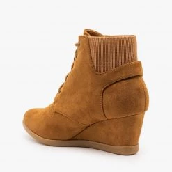 Forever Delightful Lace Up Wedge Booties FINAL SALE Newest Arrivals 16 Forever Delightful Lace Up Wedge Booties FINAL SALE Newest Arrivals