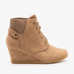 Forever Delightful Lace Up Wedge Booties FINAL SALE Newest Arrivals 11 Forever Delightful Lace Up Wedge Booties FINAL SALE Newest Arrivals