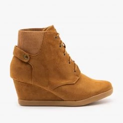 Forever Delightful Lace Up Wedge Booties FINAL SALE Newest Arrivals 17 Forever Delightful Lace Up Wedge Booties FINAL SALE Newest Arrivals