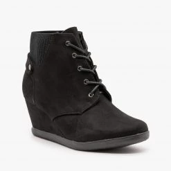 Forever Delightful Lace Up Wedge Booties FINAL SALE Newest Arrivals 12 Forever Delightful Lace Up Wedge Booties FINAL SALE Newest Arrivals