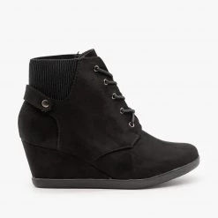 Forever Delightful Lace Up Wedge Booties FINAL SALE Newest Arrivals 14 Forever Delightful Lace Up Wedge Booties FINAL SALE Newest Arrivals