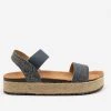 Olivia Miller Denim Espadrille Slingback Sandals Newest Arrivals