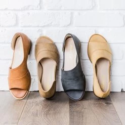 Unbranded/Generic Designer Cut Open Toe Flats