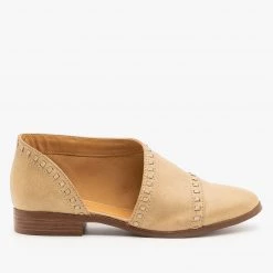 Qupid Shoes Newest Arrivals Designer Cut Stitched Flats