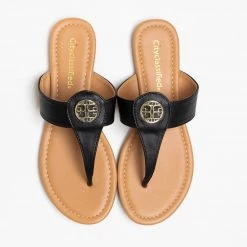 City Classified Shoes Designer Thong-Toed Sandals FINAL SALE