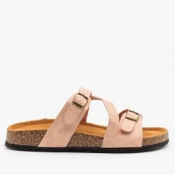 Refresh Newest Arrivals Diagonal Strap Buckled Sandals